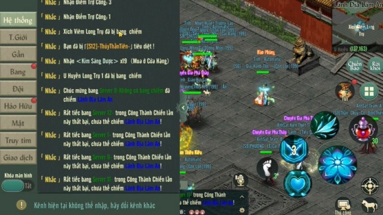 Võ Lâm Truyền Kỳ 1 Mobile dậy sóng với trận Công Thành Chiến liên server đầu tiên 0508 vltk 2022 7