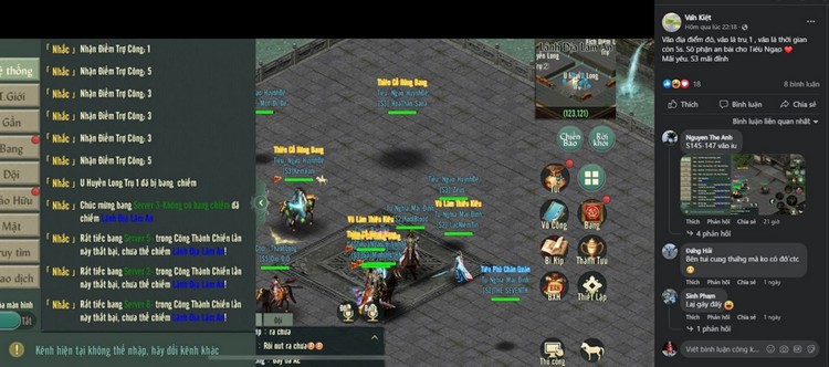 Võ Lâm Truyền Kỳ 1 Mobile dậy sóng với trận Công Thành Chiến liên server đầu tiên 0508 vltk 2022 8