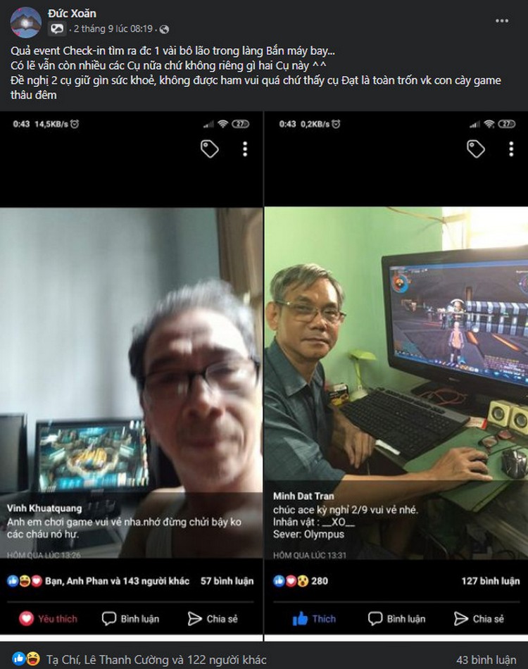 "Dưỡng sinh lạ" như các cụ U70: Lái phi cơ dame trụ căng đét, chơi game Phi Đội bốc nhất dòng không chiến tại Việt Nam 0609 phi doi 2022 5