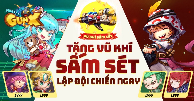 Nhanh tay nhận giftcode Gun X Mobile mừng game ra mắt chính thức 0806 gunny x mobile 2023 3