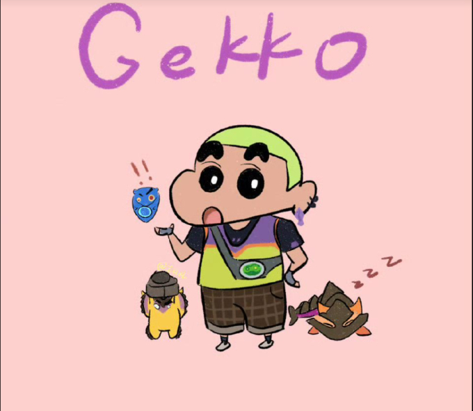 Bộ ảnh collapsed giữa Valorant và Shin - Cậu bé bút chì khiến game thủ Việt "tan chảy" - Ảnh 3. Bộ ảnh collapsed giữa Valorant và Shin - Cậu bé bút chì khiến game thủ Việt "tan chảy" - Ảnh 3.