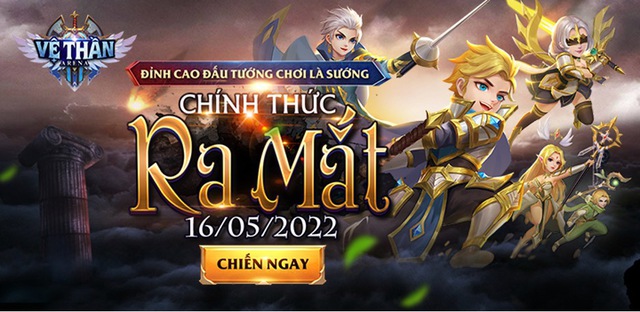Vệ Thần Arena – Đỉnh cao đấu tướng chơi là sướng, chính thức ra mắt 9h ngày 16/5 - Ảnh 1. Vệ Thần Arena – Đỉnh cao đấu tướng chơi là sướng, chính thức ra mắt 9h ngày 16/5 - Ảnh 1.
