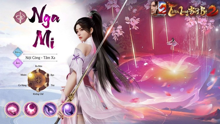 Cận cảnh Thiên Sơn, Tiêu Dao, Nga Mi - 3 môn phái “gánh team” trong Thiên Long Bát Bộ 2 VNG 1110 thien long bat bo 2 vng 2022 7