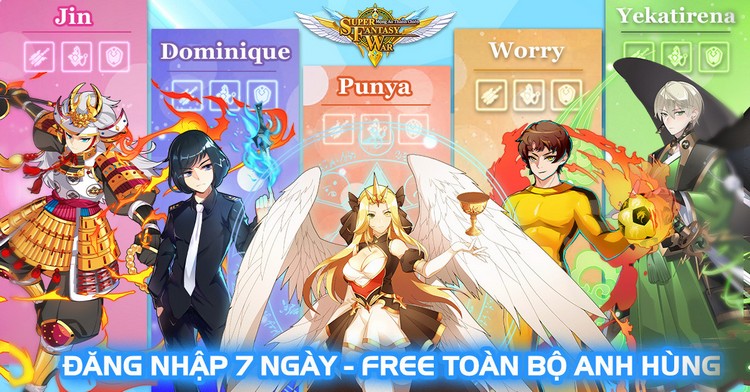 Nhận ngay Giftcode Super Fantasy War – Mộng Ảo Thánh Chiến mừng game chính thức ra mắt 1509 mong ao thanh chien 2022 3