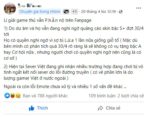 Làn sóng phản ứng giận dữ của game thủ Liên Quân căng nhất trong lịch sử sau loạt scandal rúng động, chuyện gì đang xảy ra? - Ảnh 3. Làn sóng phản ứng giận dữ của game thủ Liên Quân căng nhất trong lịch sử sau loạt scandal rúng động, chuyện gì đang xảy ra? - Ảnh 3.