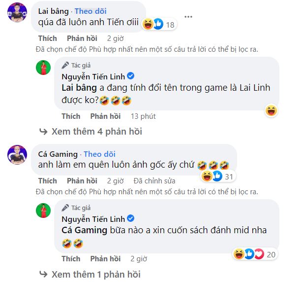 Đăng poster cổ vũ đội tuyển Liên Quân VN tại SEA Games 31, Hoàng Đức bị Tiến Linh “dìm hàng” không thương tiếc - Ảnh 6.