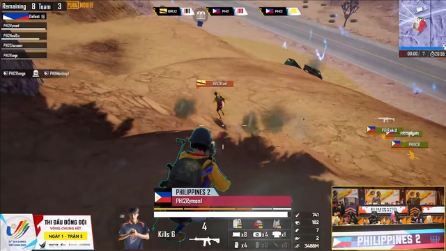 Diễn biến vòng Chung kết PUBG Mobile: Việt Nam “càn quét” mọi bản đồ, Philippines thống trị hoàn toàn ngày thi đấu thứ nhất! - Ảnh 10. Diễn biến vòng Chung kết PUBG Mobile: Việt Nam “càn quét” mọi bản đồ, Philippines thống trị hoàn toàn ngày thi đấu thứ nhất! - Ảnh 10.