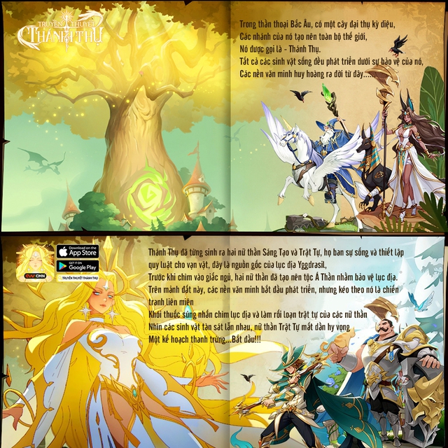 Truyền Thuyết Thánh Thụ AFK tung clip quảng cáo ấn định ngày ra mắt 14/7 - Ảnh 2. Truyền Thuyết Thánh Thụ AFK tung clip quảng cáo ấn định ngày ra mắt 14/7 - Ảnh 2.