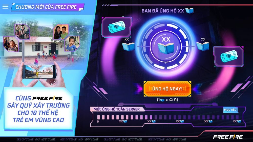 Free Fire trở thành một trong những tựa game tiên phong có cộng đồng game thủ xây trường vùng cao - Ảnh 4. Free Fire trở thành một trong những tựa game tiên phong có cộng đồng game thủ xây trường vùng cao - Ảnh 4.