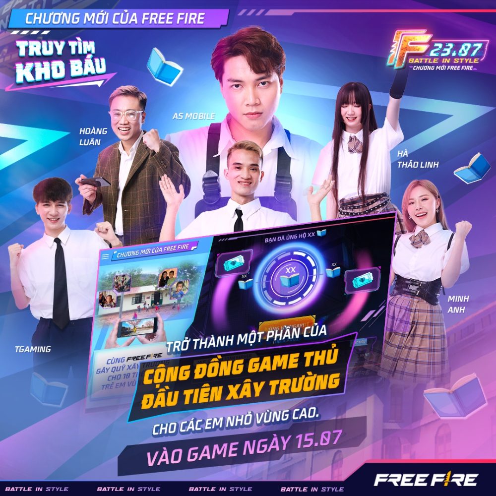 Free Fire trở thành một trong những tựa game tiên phong có cộng đồng game thủ xây trường vùng cao - Ảnh 3. Free Fire trở thành một trong những tựa game tiên phong có cộng đồng game thủ xây trường vùng cao - Ảnh 3.