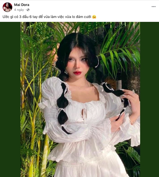 3 giờ sáng, MC Mai Dora cập nhật trạng thái bất ổn trước thềm đám cưới, fan lo lắng đứng ngồi không yên! - Ảnh 1.