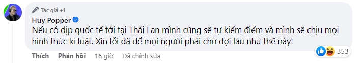 Không còn im lặng, BLV Huy Popper có hành động đầu tiên sau drama vạ miệng, khiến fan Thái giận dữ - Ảnh 3. Không còn im lặng, BLV Huy Popper có hành động đầu tiên sau drama vạ miệng, khiến fan Thái giận dữ - Ảnh 3.