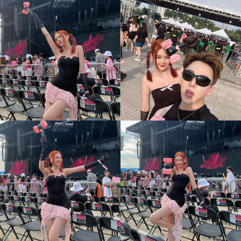 Gái xinh xả loạt ảnh sau đêm concert BLACKPINK: Lúc đi hết mình lúc về thì sao? - Ảnh 5.