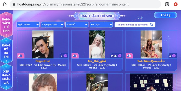 Thời đã tới! Chỉ với 3 bước, game thủ có thể tìm ra Quán quân Miss & Mister VLTK 2022 1708 vltk 2022 4