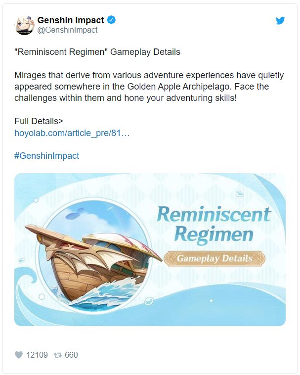 Genshin Impact: Hướng dẫn sự kiện Reminiscent Regimen để nhận 420 primogems miễn phí trong thử thách Waverider 19 6