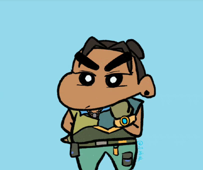 Bộ ảnh collapsed giữa Valorant và Shin - Cậu bé bút chì khiến game thủ Việt "tan chảy" - Ảnh 4. Bộ ảnh collapsed giữa Valorant và Shin - Cậu bé bút chì khiến game thủ Việt "tan chảy" - Ảnh 4.