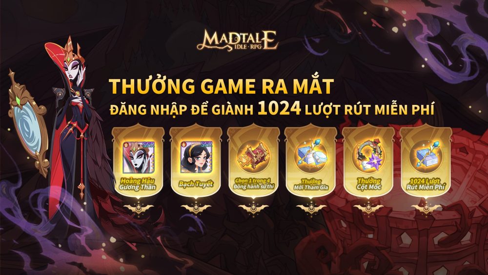 Game Idle RPG Madtale với chủ đề cổ tích hắc ám hiện đã ra mắt trên hai nền tảng - Ảnh 1. Game Idle RPG Madtale với chủ đề cổ tích hắc ám hiện đã ra mắt trên hai nền tảng - Ảnh 1.
