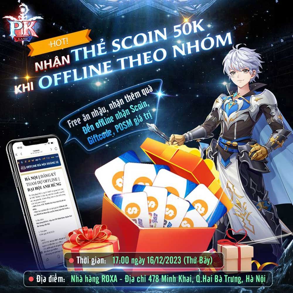 Lần đầu tiên Offline Đại hội anh hùng diễn ra tại Thủ đô Hà Nội, cộng đồng game thủ VTC Mobile lại được dịp quẩy tẹt ga nhậu tới bến Lần đầu tiên Offline Đại hội anh hùng diễn ra tại Thủ đô Hà Nội, cộng đồng game thủ VTC Mobile lại được dịp quẩy tẹt ga nhậu tới bến