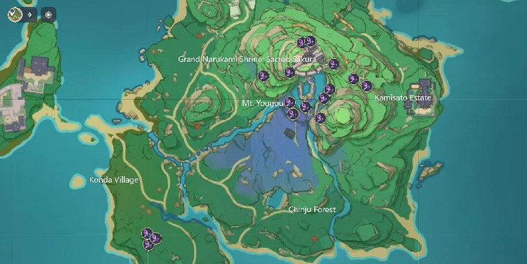 Genshin Impact: Hướng dẫn thu thập Naku Weed và các vật liệu thăng thiên khác của Kuki Shinobu 2306 genshin impact naku weed locations kuki shinobu ascension materials guide 4