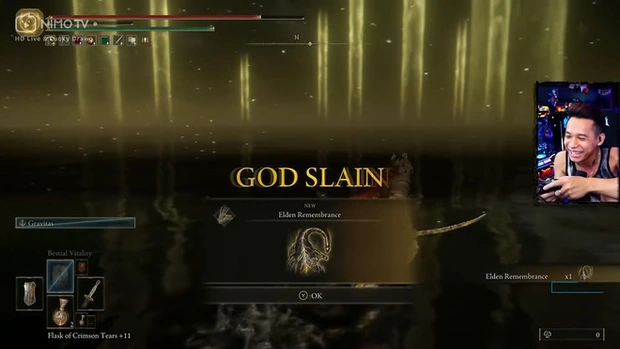 27 Độ Mixi đánh bại boss cuối siêu khó, thành công phá đảo Elden Ring sau chuỗi 66 tiếng chơi game căng thẳng 27