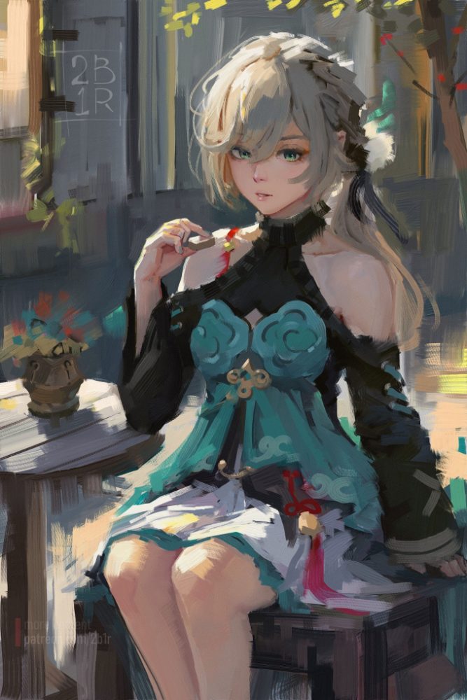 Phác họa nhân vật thành tranh sơn dầu, họa sĩ nhận về “cơn mưa” lời khen từ cộng đồng Genshin - Ảnh 7.