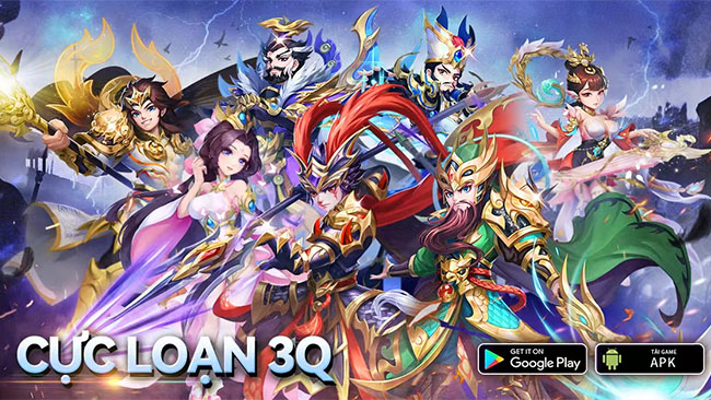 Tướng & trang bị thể hiện lối chơi cực chất của Cực Loạn 3Q 2game