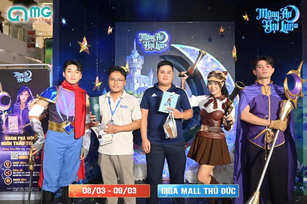 3-1-1 Sự kiện ra mắt game Mộng Ảo Đại Lục chật kín người chơi tại Gigamall 3 1 1