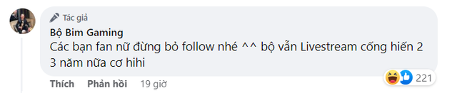 Nam streamer PUBG Mobile Bộ Bim bất ngờ “báo hỷ”, không quên nhắn gửi fan nữ một điều 3 1