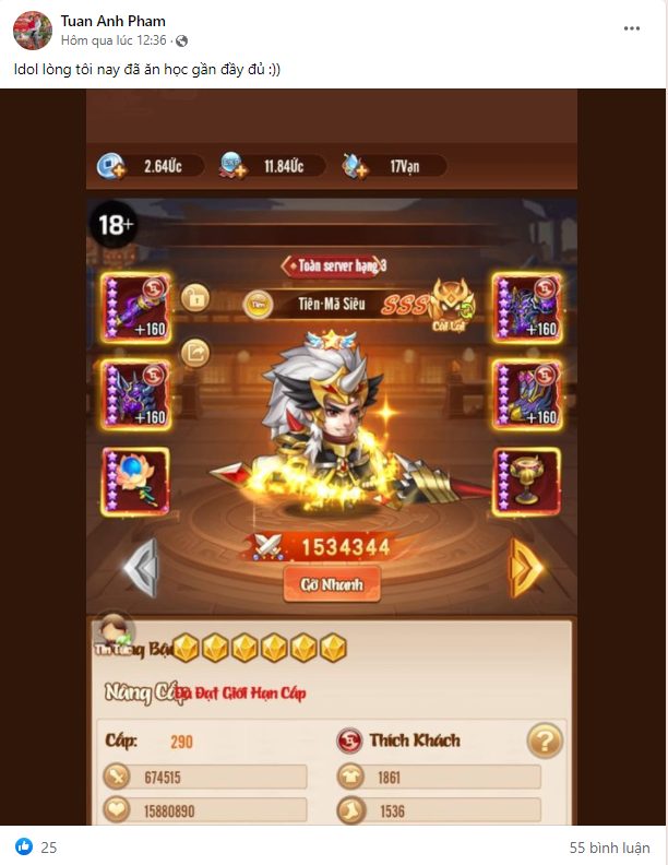 Tam Quốc Ca Ca chạm ngưỡng gần 1 năm trên thị trường và ngàn lý do đáng thử khiến tựa game này sống khỏe, sống thọ đến thế! - Ảnh 13. Tam Quốc Ca Ca chạm ngưỡng gần 1 năm trên thị trường và ngàn lý do đáng thử khiến tựa game này sống khỏe, sống thọ đến thế! - Ảnh 13.