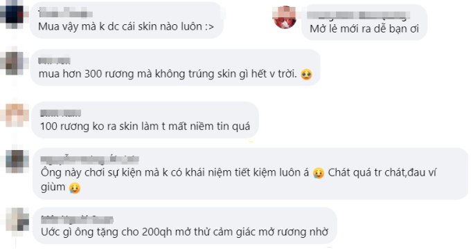 Mở hơn 300 rương vẫn không ra trang phục: Game thủ Liên Quân quá đen hay không biết cách xài tiền? - Ảnh 4. Mở hơn 300 rương vẫn không ra trang phục: Game thủ Liên Quân quá đen hay không biết cách xài tiền? - Ảnh 4.