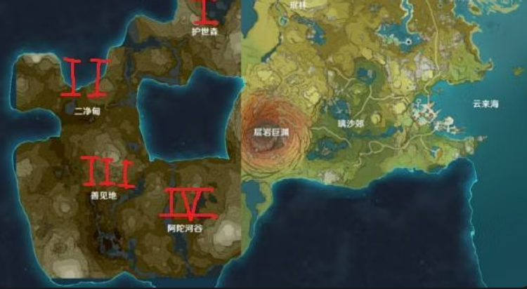 Genshin Impact: Rò rỉ bản đồ Sumeru sắp tới trước thông báo chính thức 3006 news upcoming genshin impact map sumeru leaked ahead official tease 4