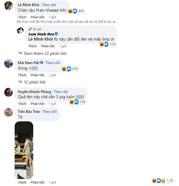 Rambo bị hacker đổi tên Facebook thành "Lam Đinh Heo" khiến fan hâm mộ phải bật cười 319