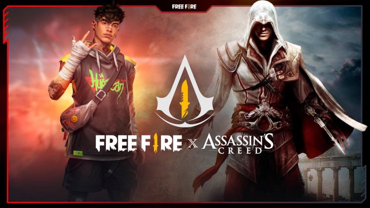 Thông tin về sự kiện hợp tác của Free Fire x Assassin's Creed, với nhiều phần quà hấp dẫn giành cho game thủ 325 3