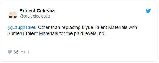 34 Genshin Impact 3.0: Thay đổi thời hạn Battle Pass và phần thưởng, một số thông tin rò rỉ liên quan 34