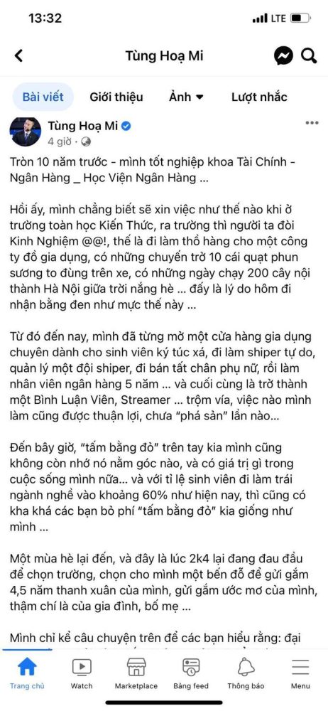 Tùng Họa Mi trước khi thành bình luận viên đã phải làm từ shipper đến bán tất chân phụ nữ 36 5