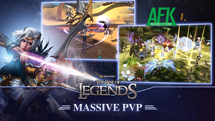 The Rise of Legends game MMORPG cho bạn viết nên câu chuyện thần thoại của riêng mình 2