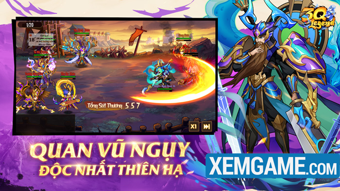 3Q Legend – Game Tam Quốc “càng chơi càng sướng” chuẩn bị ra mắt trong tháng 11 3q legend 1