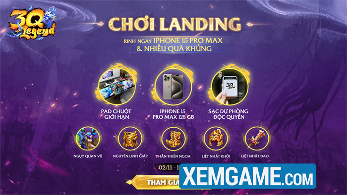 3Q Legend – Game Tam Quốc “càng chơi càng sướng” chuẩn bị ra mắt trong tháng 11 3q legend 2