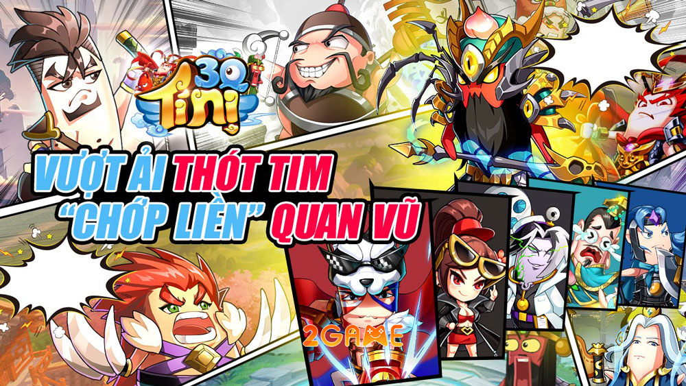 Dàn nhân vật hài hước trong game chiến thuật 3Q Tí Nị Dàn nhân vật hài hước trong game chiến thuật 3Q Tí Nị
