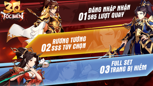 3Q Tốc Biến chốt ra mắt 12/3: Miễn phí 685 lượt rút, tặng 4 tướng 5 sao 3q toc bien chot ra mat 12 3 mien phi 685 luot rut tang 4 tuong 5 sao thumb 1709957750 55png