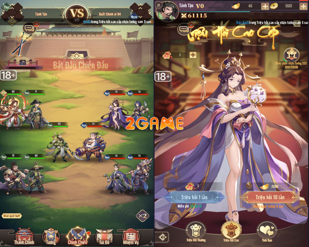 Hoạt động vượt ải và chiêu mộ tướng trong game 3Q Tốc Biến Hoạt động vượt ải và chiêu mộ tướng trong game 3Q Tốc Biến