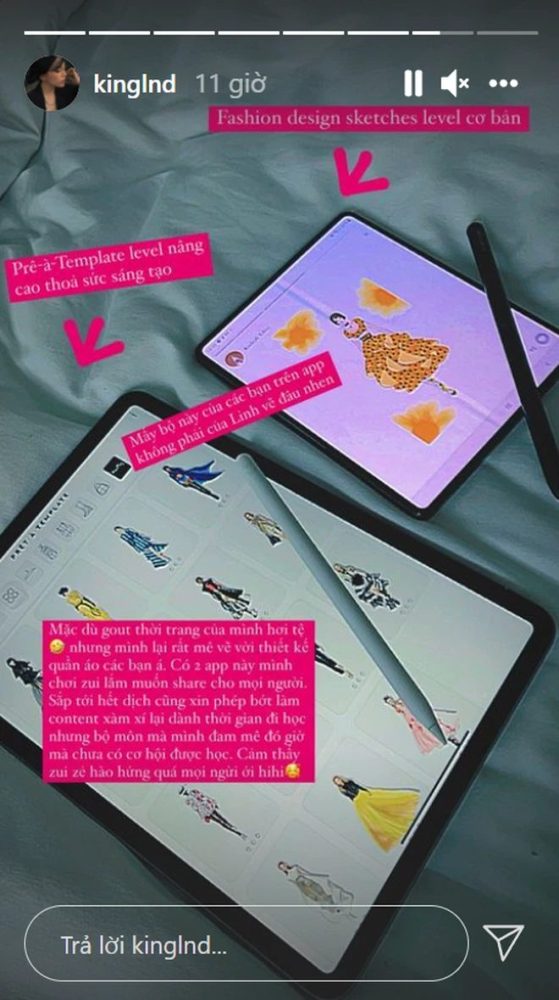 Linh Ngọc Đàm "try hard" cực mạnh quyết tâm theo đuổi đam mê ngành thời trang 414 6