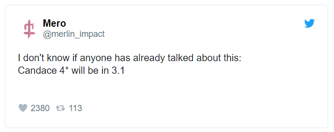 Genshin Impact: những thông tin mới nhất mà Leaker chia sẻ về Candace 44