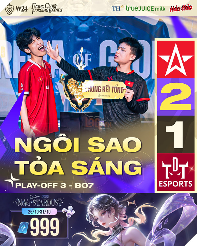 Dau Truong Danh Vong Mua Dong 2024: Ban Linh Len Tieng, One Star Esports Vuot Qua TDT De Gap Lai SGP Đấu Trường Danh Vọng Mùa Đông 2024: Bản Lĩnh Lên Tiếng, One Star Esports Vượt Qua TDT Để Gặp Lại SGP