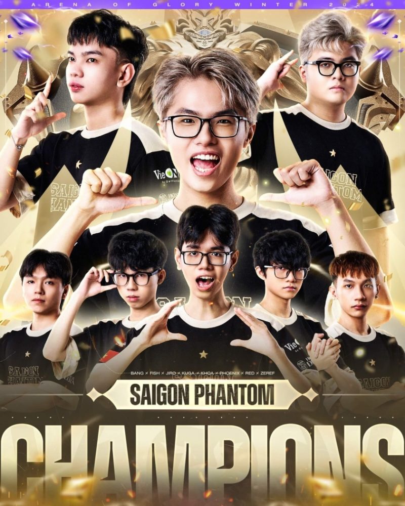 Saigon Phantom lên ngôi vô địch ĐTDV Mùa Đông 2024 Saigon Phantom lên ngôi vô địch ĐTDV Mùa Đông 2024