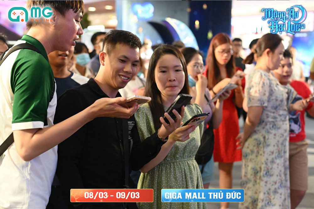 5-1-1 Sự kiện ra mắt game Mộng Ảo Đại Lục chật kín người chơi tại Gigamall 5 1 1