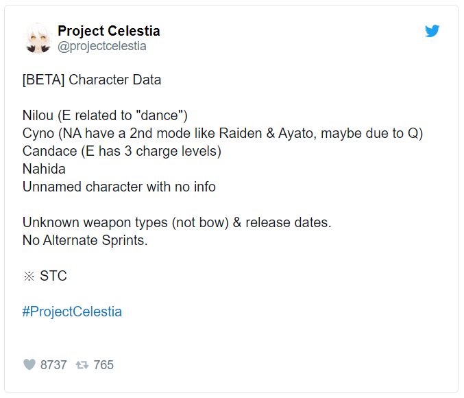 Genshin Impact: những thông tin mới nhất mà Leaker chia sẻ về Candace 52