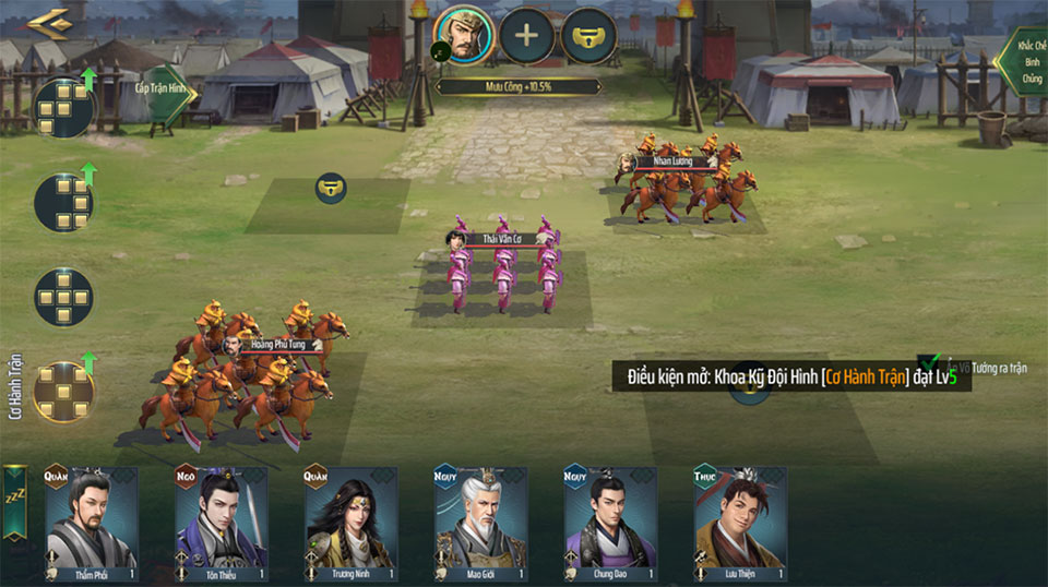 Trận hình & đội hình – Những điều game thủ Tân Ngọa Long nên biết 61 10