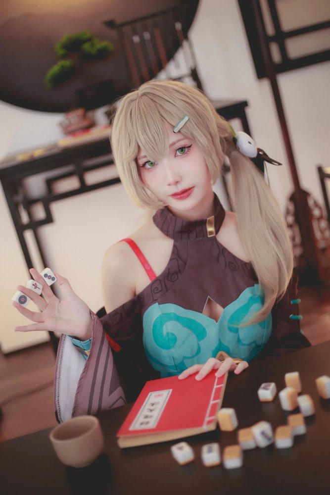 8smurhc Chiêm ngưỡng bộ ảnh Cosplay Qingque trong Honkai: Star Rail được thực hiện bởi Best Pensupak 8smurhc