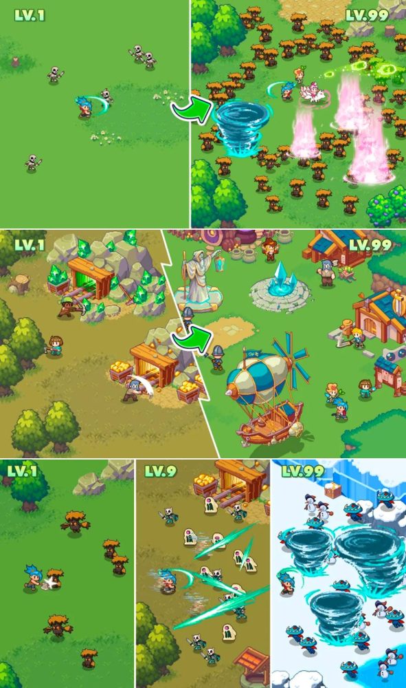 Guardian War: RPG Pixel Games hiện đã có trên cả Google Play Store và Apple Store